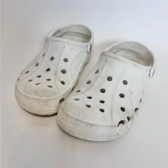 ❌SOLD❌ Crocs Mens Classic White Clogs - Picture 2 of 5